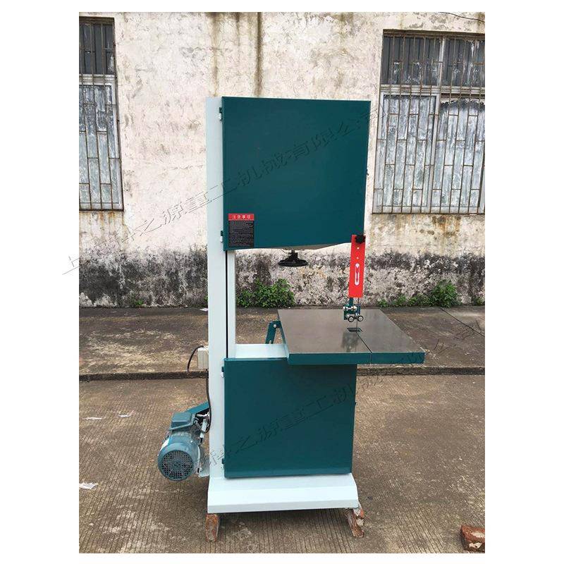 小型弯料弧形带锯床重型木质板材开料机MJ345立式细木工带锯机