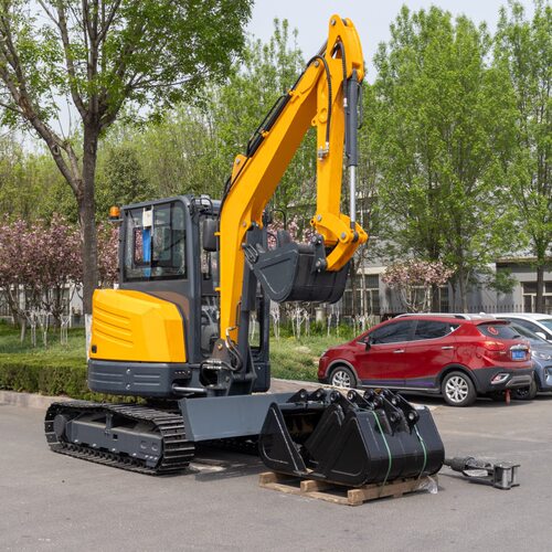 出口美国4吨农用挖掘机 Hydraulic crawler excavator 微型挖掘机