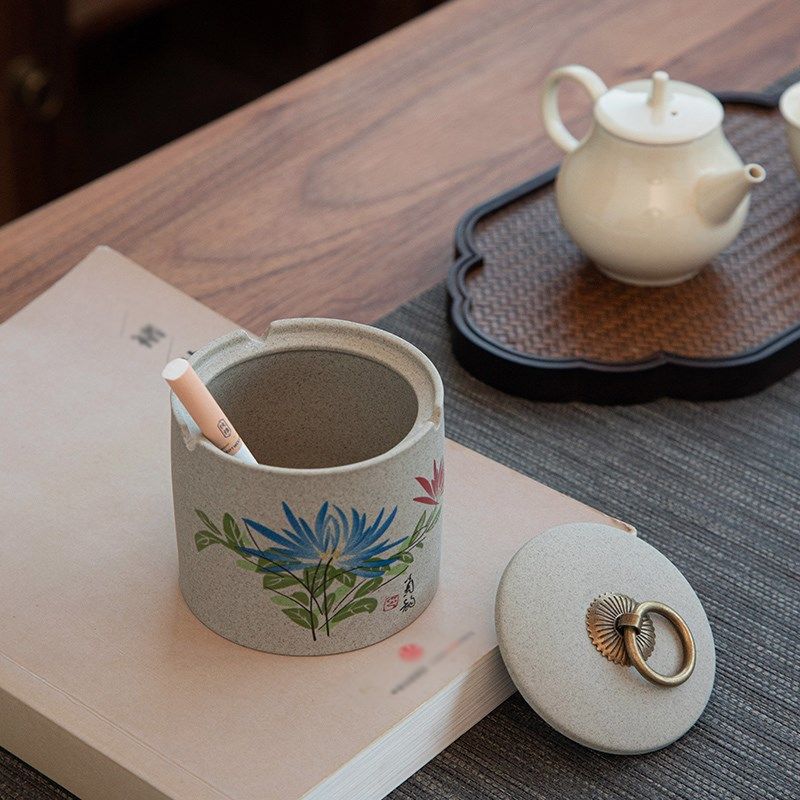 O.Soe.烟灰缸家用日式创意粗陶防飞灰车载收纳摆件  烟火,家居饰品,装饰烟灰缸,淘宝优惠券,粉丝福利购,淘宝优惠卷