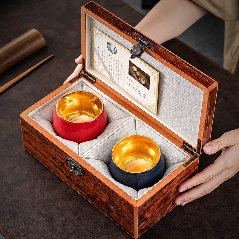 鎏金茶杯个人主人杯功夫茶具加厚茶盏高端单杯装,餐饮具,建盏,淘宝优惠券,粉丝福利购,淘宝优惠卷