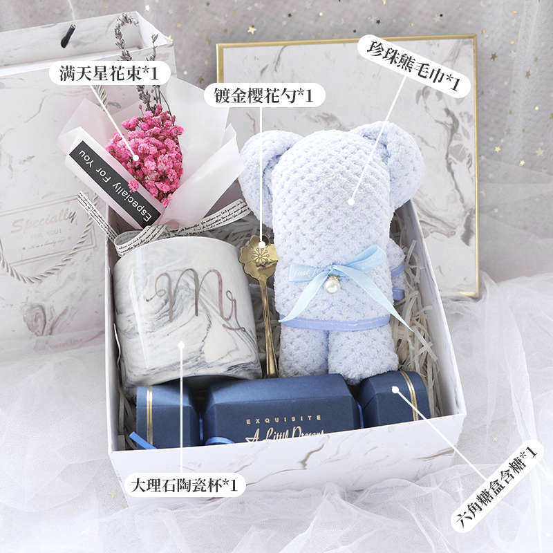 结婚伴手礼伴娘女宝宝生日满月周岁百日宴回礼公司定制小礼品礼盒