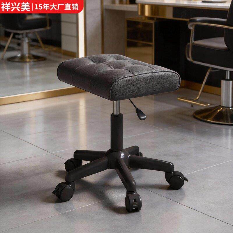 午休搁脚凳升降脚踏翘脚凳沙发凳办公室放脚凳皮革凳子家用垫脚凳