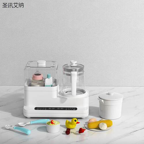 奶瓶消毒器带烘干恒温水壶温奶婴儿调奶器热奶三二合一保温