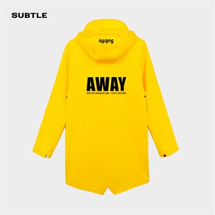 SUBE AWAY风雨衣潮牌骑行雨服时尚雨披女长款全身防雨服男