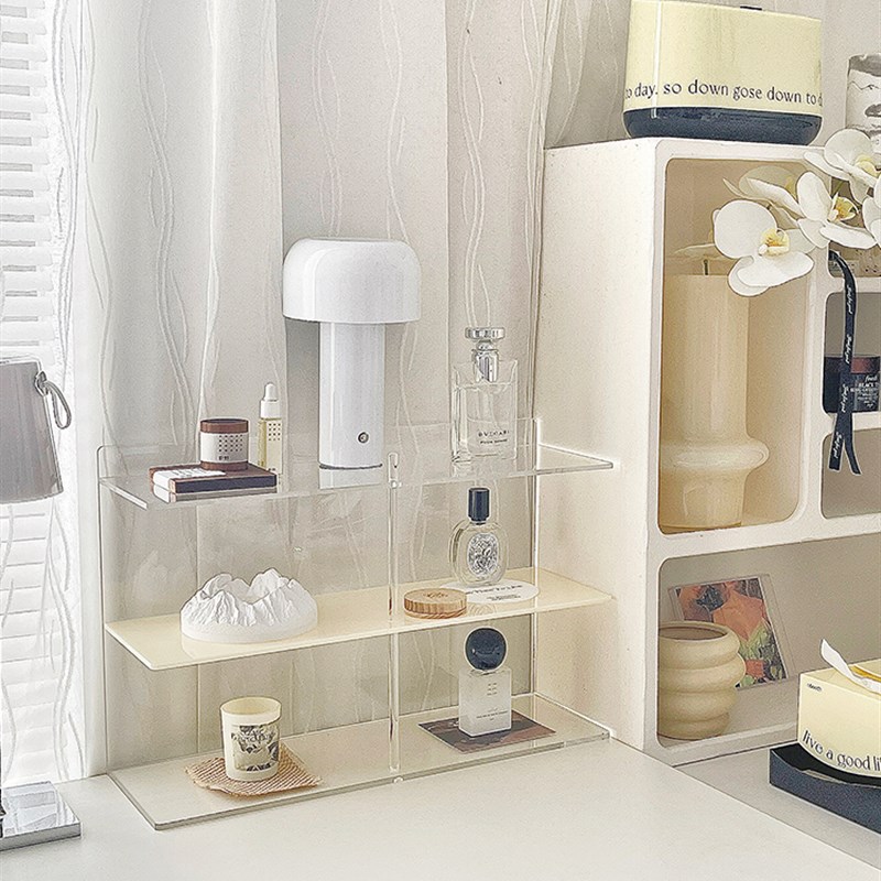 透明简约亚克力桌面品多层香薰展示整理收纳架