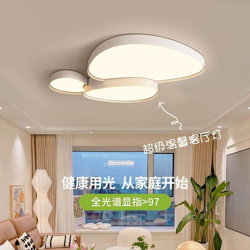 2024年新款客厅灯现代简约大气吸顶灯中山智能灯具全屋套餐组合主