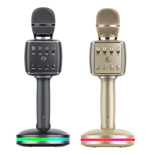 叛逆者专业动圈声卡蓝牙话筒音响一体麦克风无线家用全民手机k歌