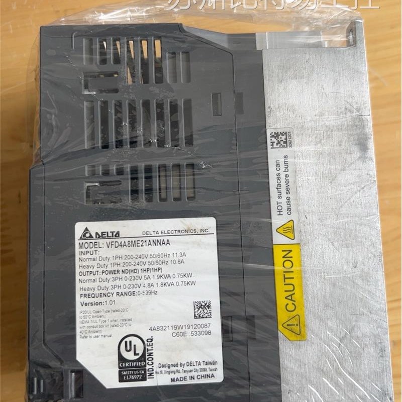 VFD4A8ME21ANNAA台达变频器0.75KW,220议价