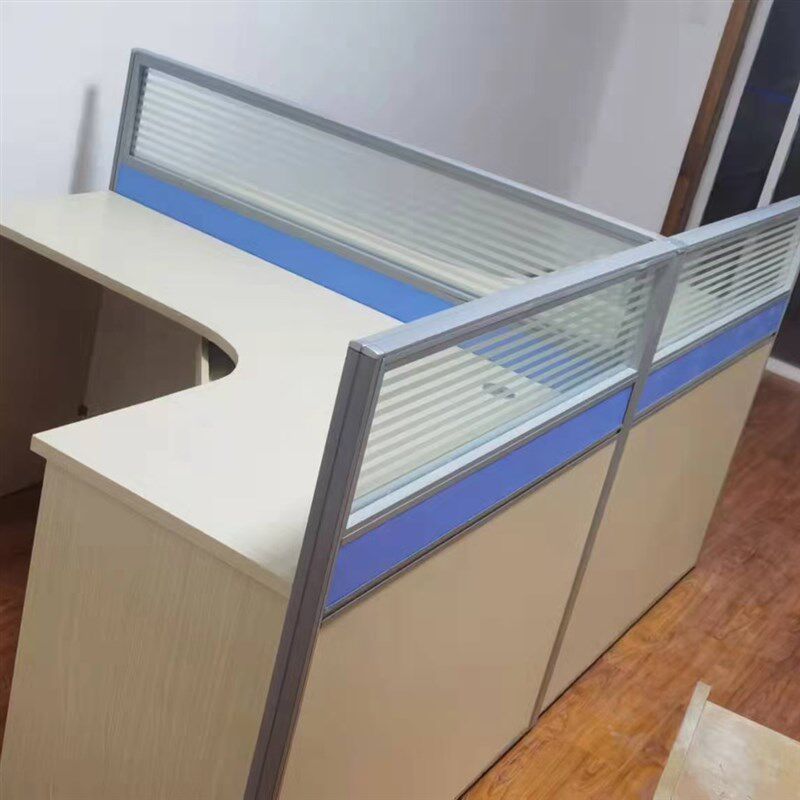 职员办公桌椅组合6人位简约办公室屏风单人4人隔断电脑工位桌