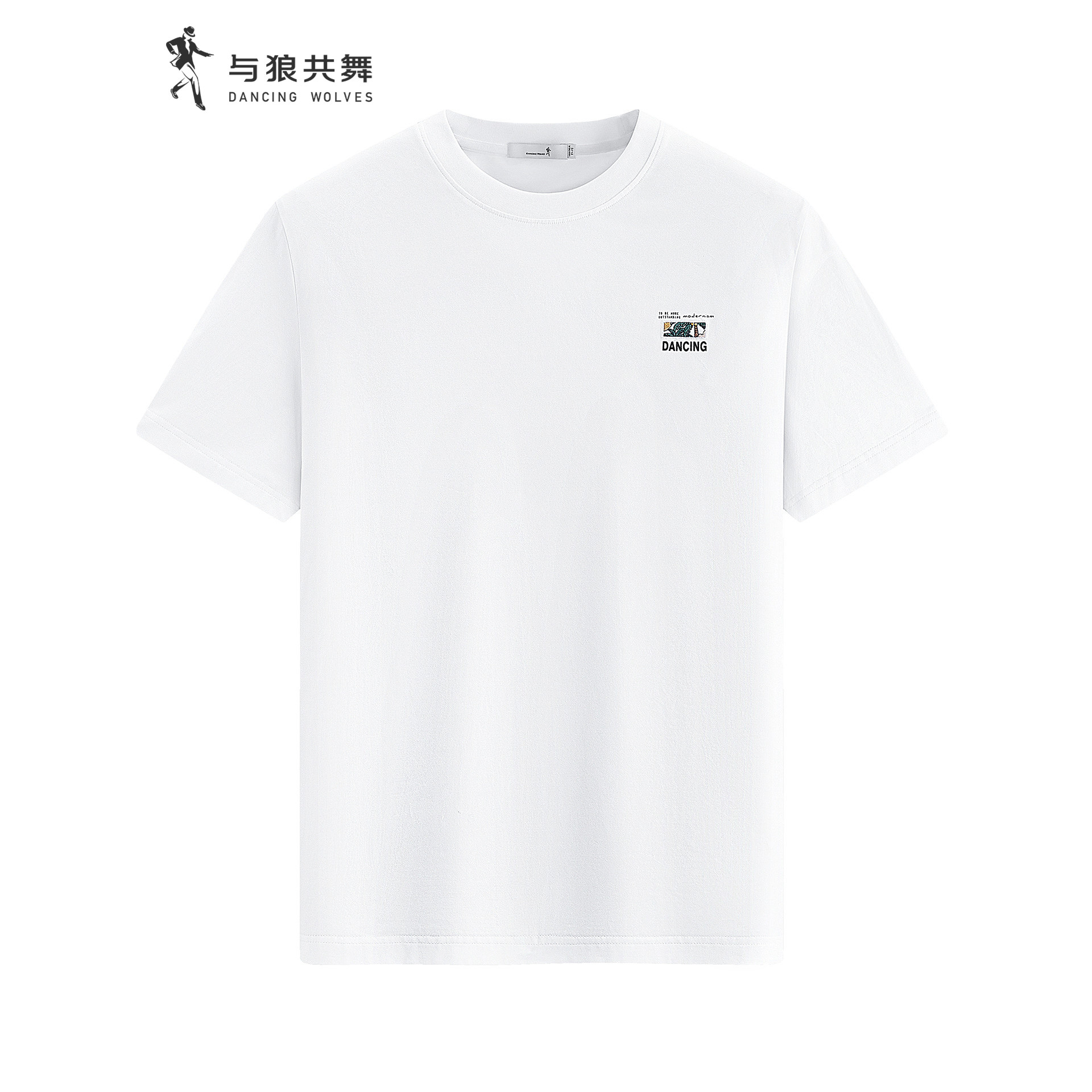 【重工刺绣】与狼共舞圆领