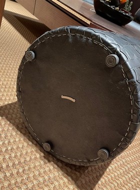 时尚手工交叉拼贴圆沙发咖啡桌凳子试换鞋鞋码头家装