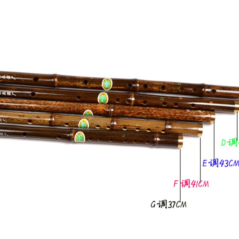 苏东一节笛 801紫竹笛 铜口笛 送中国结+笛膜