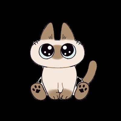 暹罗猫玩偶小豆泥绒公仔少女心呆坐飞扑玩偶抱枕可爱猫咪生日礼物
