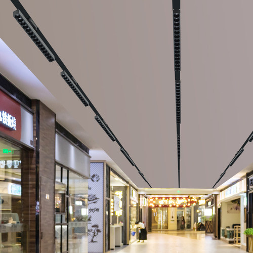 轨道灯led长条射灯服装店展厅照明路轨灯生鲜超市饭厅商用导轨灯