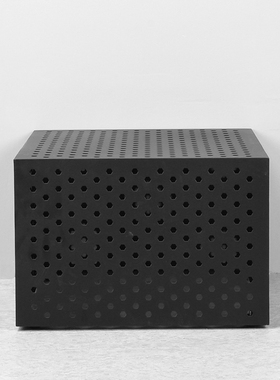 橱窗模特地台服装店黑色铁艺展示台方形装饰台网红直播站台试衣台