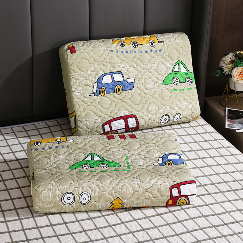 乳胶枕套防止枕芯发黄加厚记忆枕头套60x40全棉男女儿童学生50X30