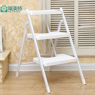 瑞美特梯子家用折叠加厚人字梯移动扶梯室内登高梯爬梯三步梯便携