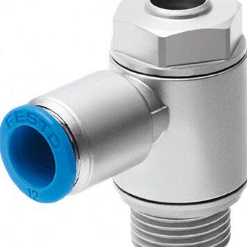 FESTO 单向节流阀 GRLA-3/8-QS-6-8-10-D 193149 193150 193151