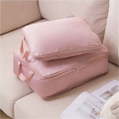 旅行收纳袋压缩行李箱衣服收纳包旅游羽绒服衣物分装整理袋子便携