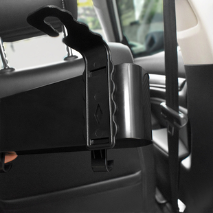 车载收纳盒座椅背置物盒收纳汽车多功能迷你水杯架车内小挂钩创意