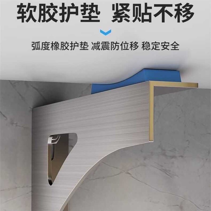 加厚304不钢锈热水器支架通用120升电热水器空心墙加固托架厚