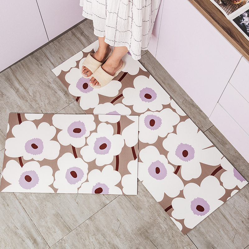 芬兰设计师款厨房可擦洗皮革地垫厨房防油地垫防水脚垫皮地垫门垫,居家布艺,家用脚垫,淘宝优惠券,粉丝福利购,淘宝优惠卷