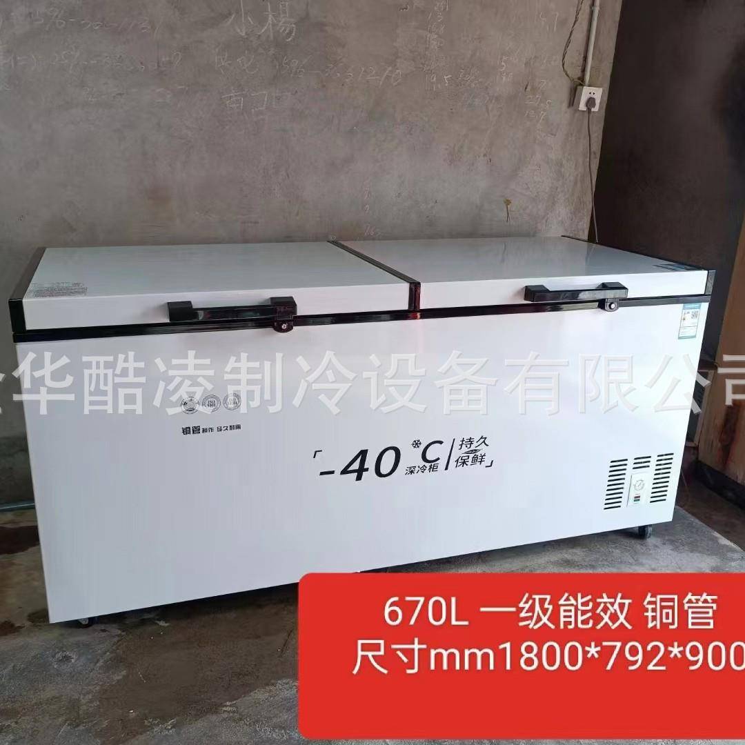 470升到1670升商用超低温冷冻柜家用冷藏保鲜-40度冰箱