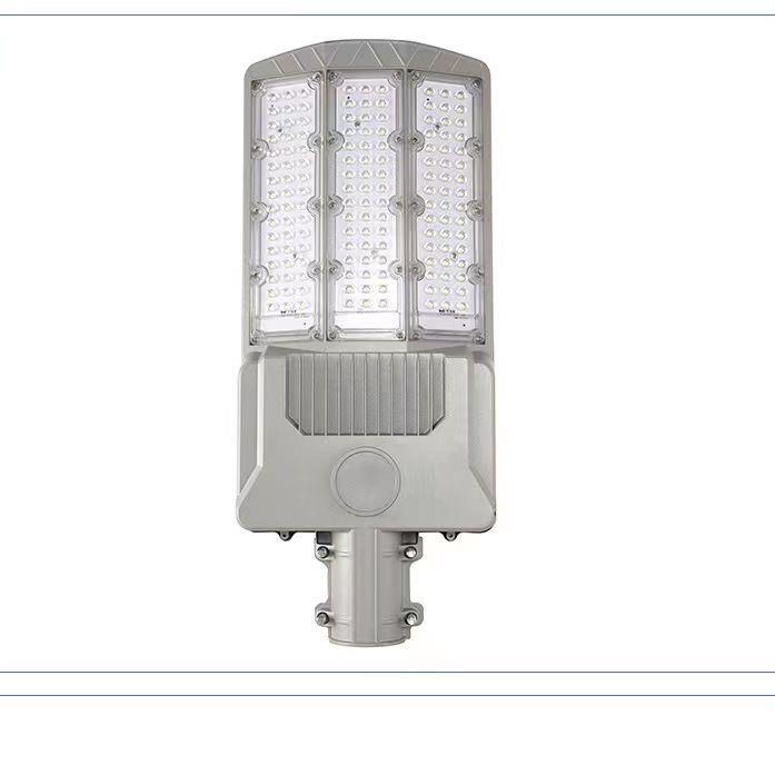 户外LED太阳能路灯家用挂臂灯抱杆三面发光广角灯免布线照明灯