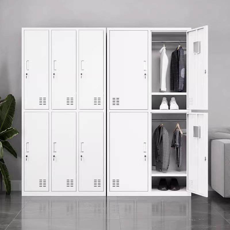 加厚钢制更衣柜员工储物柜工厂职员宿舍衣柜带锁铁皮柜鞋柜多门柜,商业/办公家具,办公储物柜,淘宝优惠券,粉丝福利购,淘宝优惠卷