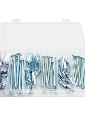 24PCS 48PCS 32pcs组合盒装伞型铁飞机兰花夹膨胀螺丝 铁飞机