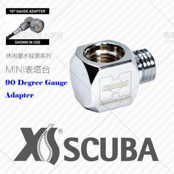 XS SCUBA 潜水配件 潜水mini单表底座 90度直角转接头含airspool