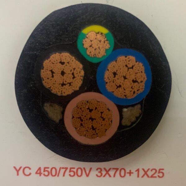 湖南西湖YZ YC 通用橡套绝缘软电缆 橡套软电缆3*70+2*25