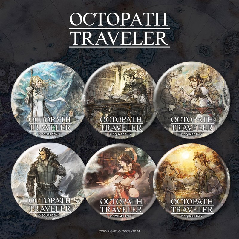 歧路旅人徽章吧唧金属冰箱贴八方旅人欧菲莉亚特蕾莎游戏周边谷子