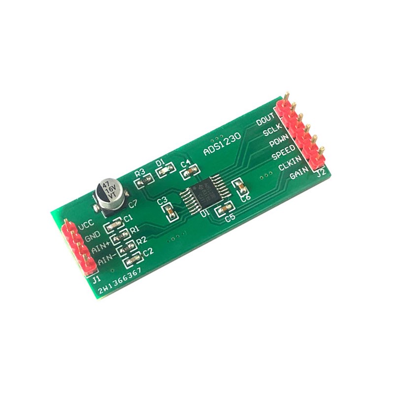 ADS1230 单通道20位ADC采集模块 开发板 提供STC STM32单片机程序