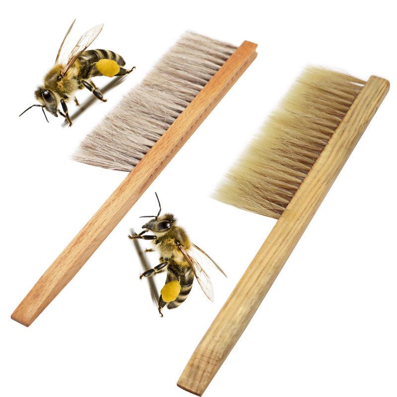 养蜂工具双排蜂扫黄蜂扫双排猪鬃蜂扫马鬃蜂扫蜂箱清理蜂扫
