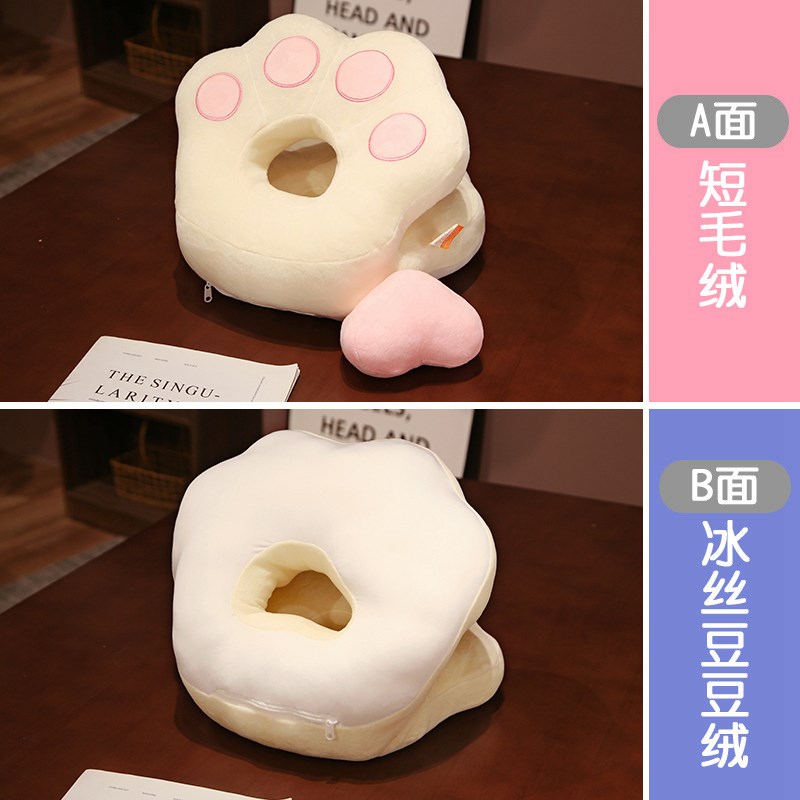 猫爪午睡枕午休神器学生桌上趴睡靠枕抱枕办公室颈枕女生睡觉枕头