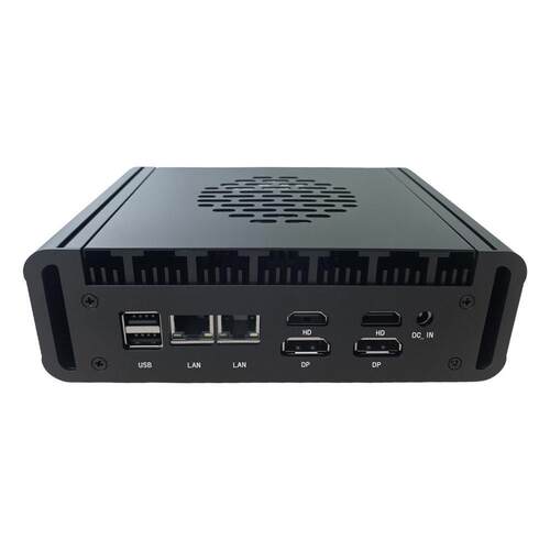 新款全铝无风扇工控机 Ultra 5  125H嵌入式迷你电脑四显工业主机