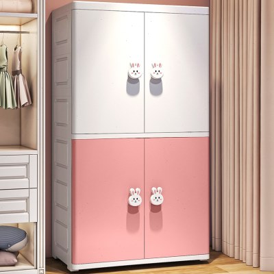 家用儿童衣柜简易卧室加厚塑料置物抽屉组装衣柜宝宝婴儿收纳柜子