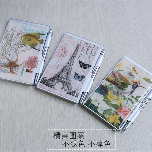 带插笔小号笔记本子随身便携铝合金记事本口袋的2021空白小巧迷你