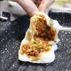 贵州毕节糍粑包豆腐大方糍粑豆干非遗土特产农家手工围炉煮茶小吃