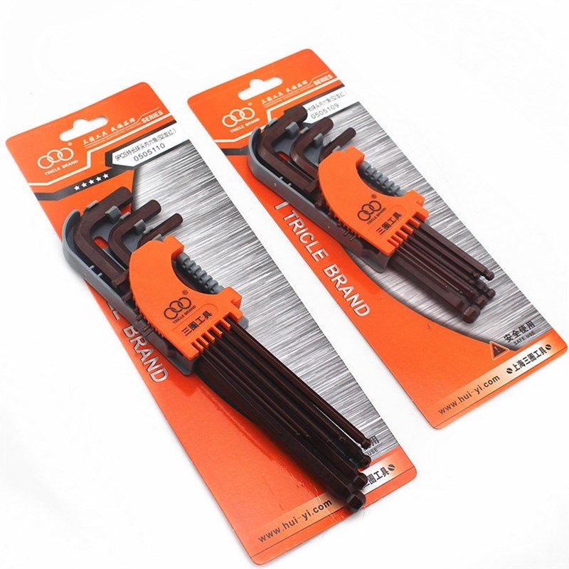 上海汇一 三圈工具 S2古铜色 9pcs加长特长球头内六角扳手 单套价,工业油品/胶粘/化学/实验室用品,马弗炉/电阻炉/实验炉,淘宝优惠券,粉丝福利购,淘宝优惠卷