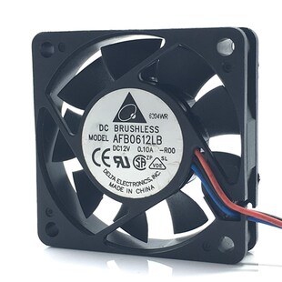 AFB0612LB 6CM 12V 0.10A CPU静音散热风扇 台达 4线PWM温控 6015