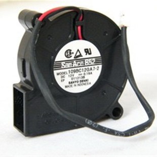 SANYO 鼓风机 5015 5CM 涡轮风扇离心散热风扇 12V0.19A 日本三洋