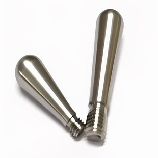 不锈钢手柄 圆锥形水滴型螺纹M5 M12 标准外螺纹型固定