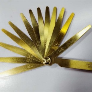 铜片厚薄规 32P无磁代替不锈钢塞尺片100MM 黄铜塞尺13P 20P