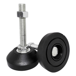 不锈钢 防滑 可 FTD同米思米FBR 脚杯橡胶 重型 地脚 螺丝调节脚