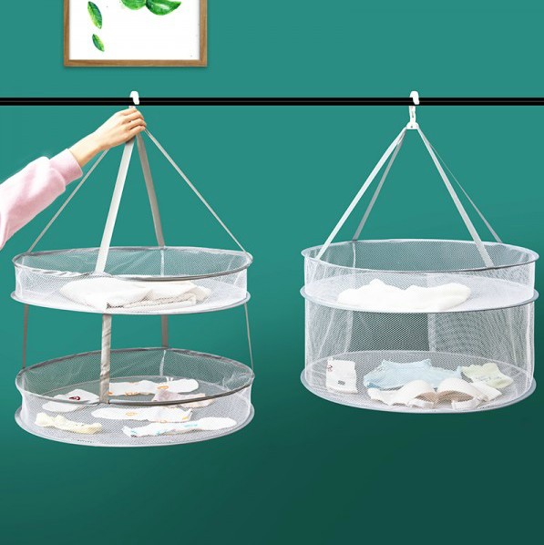 晒衣篮晾衣网晾晒网衣服平铺的网兜家用晾袜子神器毛衣专用晾衣架