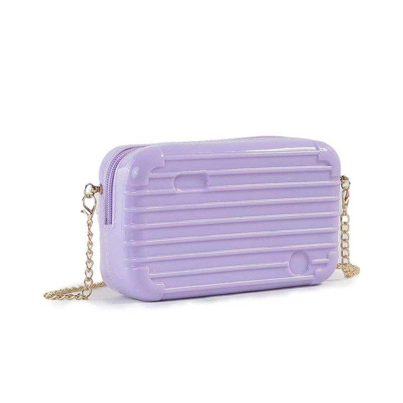 2025新款行李箱小包旅行箱单肩斜挎包盒子包果冻包小方包化妆包女