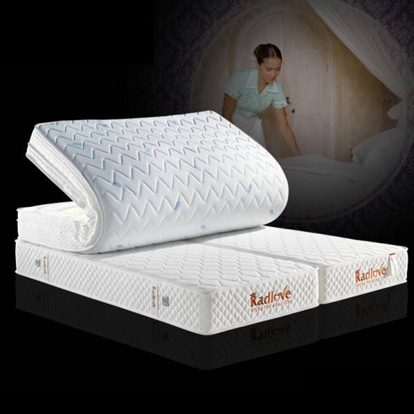 酒店总统套房乳胶床垫别墅超软1.8m五星级组合折叠独立弹簧席梦思