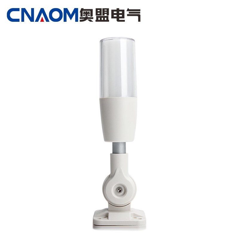 一体三色灯LED报警器12信号数控机床设备指示灯24v220v单层警示灯